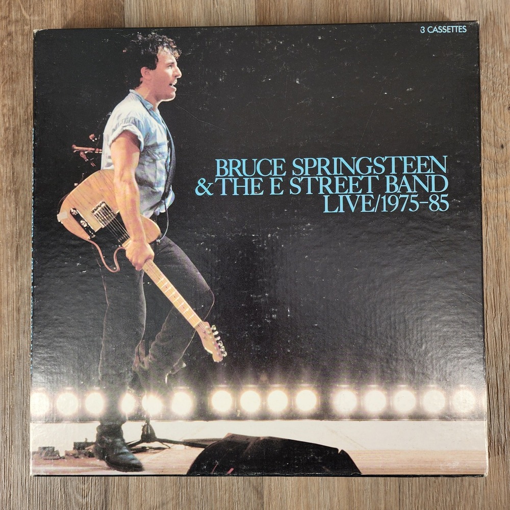 Bruce Springsteen & The E Street Band Live 1975-85 3 Cassette Box Set C3K 40558